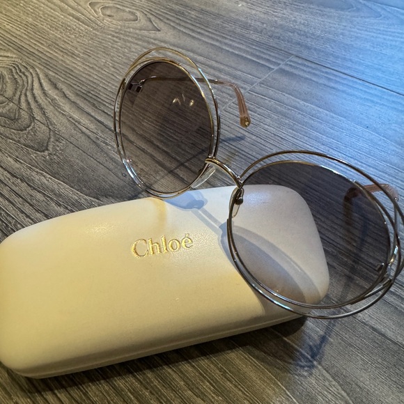 Chloe Accessories - Chloe round frame sunglasses